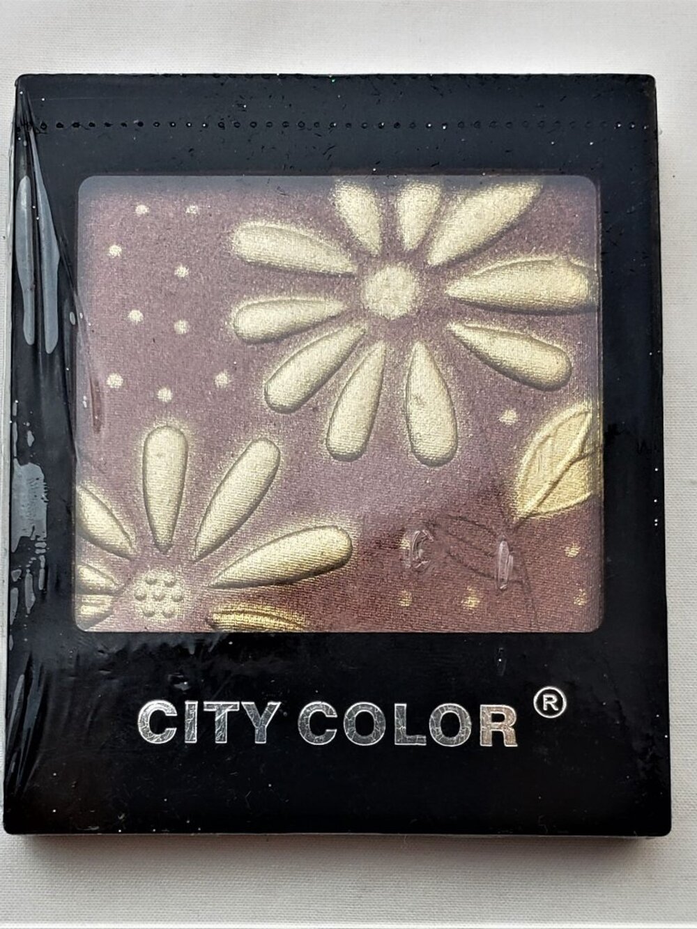 New City Color Eyeshadow Flower Brown Gold Mirror Shimmer Sealed Cruelty Free
